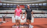 Federer đăng tấm hình anh chụp chung với Nadal