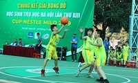 123 đội tham dự giải bóng rổ học sinh tiểu học Hà Nội 2020