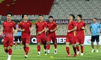ĐT Việt Nam sẵn sàng cho trận đấu với Trung Quốc ảnh Anh Đoàn
