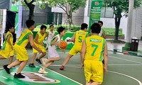 128 đội tham dự giải Bóng rổ Học sinh Tiểu học Hà Nội 2022 
