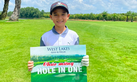 Golfer 9 tuổi ghi HIO tại giải golf trẻ TP.HCM mở rộng 2023
