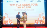 Nguyễn Viết Gia Hân vô địch chặng 8 VGA Junior Tour 2024