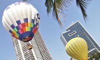 Chào đón khách quốc tế, Đà Nẵng trình diễn khinh khí cầu từ sáng tới đêm