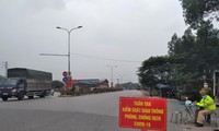 Một chốt kiểm soát dịch tại thành phố Bắc Giang