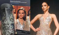 Độc lạ Miss Universe: Hoa hậu Hoàn vũ Thái Lan diện váy dạ hội làm từ nắp lon nước ngọt