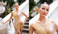 Hoa hậu H’Hen Niê khoe khả năng tự make-up, thần thái sắc sảo cùng thân hình đồng hồ cát
