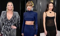Thảm đỏ Grammy 2023: Taylor Swift khoe cơ bụng, thiết kế của Lê Thanh Hòa xuất hiện