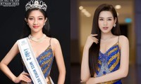 Mặc váy dạ hội từng được diện bởi Hoa hậu Đỗ Thị Hà, Á hậu Minh Kiên “xin vía” thành công