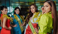 Hoa hậu Lê Hoàng Phương khoe sắc cùng dàn thí sinh Miss Grand International 2023