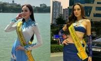 Hoa hậu Lê Hoàng Phương diện thiết kế cắt xẻ táo bạo ở Miss Grand International 2023
