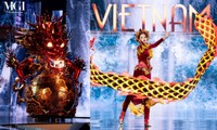 Hoàng Phương trình diễn Trang phục Dân tộc cực &quot;cháy&quot; tại Miss Grand International 2023