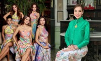 Hoàng Phương cùng Top 10 Miss Grand diện trang phục truyền thống Thái Lan