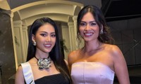 Bùi Quỳnh Hoa khoe sắc bên Miss Universe 2020 Andrea Meza, được fan Mexico ủng hộ