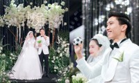 Toàn cảnh không gian tiệc cưới lộng lẫy của Doãn Hải My và Đoàn Văn Hậu tại Hà Nội