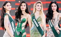 Ngắm Top 4 Miss Earth 2023 trong trang phục dạ hội, bikini và trang phục dân tộc