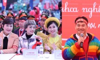Nghệ sĩ Xuân Bắc, Ngọc Khuê, Hà Myo khuấy động không khí sự kiện Chủ Nhật Đỏ