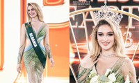 Hành trình lận đận của bộ váy dạ hội tân Hoa hậu Trái Đất Drita Ziri mặc đêm Chung kết