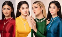 Top 4 Hoa hậu Trái Đất 2023 khoe vẻ dịu dàng trong loạt áo dài màu sắc nổi bật
