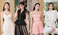 Hoa hậu Đỗ Thị Hà và Thanh Thủy khoe nhan sắc yêu kiều, gợi ý trang phục diện Tết