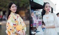 Hoa hậu Thanh Thủy cùng Á hậu Phương Anh quảng bá du lịch phố cổ Hội An