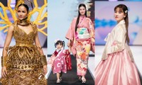 Con gái Đông Nhi lần đầu trình diễn thời trang cùng mẹ, chung sân khấu với H’Hen Niê