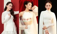 Loạt trang phục mang sắc trắng tinh khôi của Hoa hậu Mai Phương tại Miss World