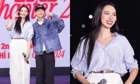 Rapper Double2T bất ngờ xuất hiện tại buổi họp fan của Hoa hậu Thùy Tiên
