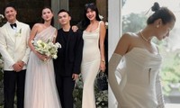 Ngắm loạt váy cưới cắt xẻ hiểm hóc của Top 5 Miss Cosmo Vietnam Cao Thiên Trang