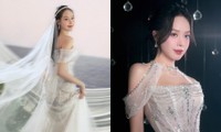 Hoa hậu Thanh Thủy hóa cô dâu xinh đẹp trong loạt ảnh chụp cùng váy cưới