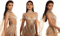 Miss Cosmo 2024: Hoa hậu Xuân Hạnh diện trang phục lấy cảm hứng từ thời tiết