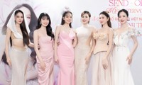 Dàn hậu Việt chúc mừng Hoa hậu Thanh Thủy nhận sash Miss International Vietnam 2024