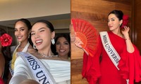 Miss Universe 2024: Ý nghĩa bộ áo dài đỏ Kỳ Duyên mặc khi đặt chân tới Mexico