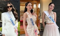 Thanh Thủy tinh tế khi lựa chọn trang phục màu trắng ở Miss International 2024