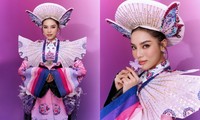 Ngắm cận cảnh bộ Trang phục dân tộc của Hoa hậu Kỳ Duyên tại Miss Universe 2024