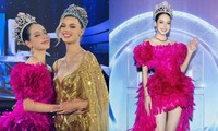 Hoa hậu Quốc tế Huỳnh Thị Thanh Thủy đọ sắc cùng đương kim Miss World 2024