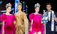 Loạt ảnh Hoa hậu Thanh Thủy sánh đôi cùng đương kim Miss World và tân Mr World