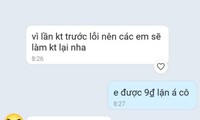 Học sinh hí hứng vì kiểm tra online được 9 điểm, cô giáo nói 2 từ khiến &quot;trái tim tan vỡ&quot;