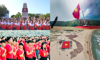 Tiền Phong Marathon 2024: Lễ Thượng cờ &quot;Tổ quốc trong lòng Tổ quốc&quot; đầy tự hào