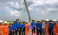 Tuổi trẻ Thái Bình, Thanh Hóa, Ninh Bình tham gia hỗ trợ xây dựng đường dây 500kV mạch 3