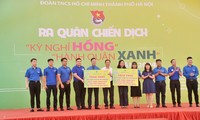 Tuổi trẻ Hà Nội ra quân chiến dịch Kỳ nghỉ hồng, Hành quân xanh năm 2024