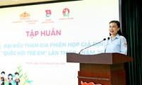 Tập huấn đại biểu tham gia Phiên họp giả định Quốc hội trẻ em lần thứ II - 2024