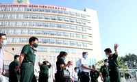 Toàn bộ nhân viên Bệnh viện Quân y 175 cắm trại xuyên Tết chống dịch