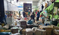 Chiều 22/8, rất đông người dân đến các nhà xe gần bến xe Miền Đông, quận Bình Thạnh, TPHCM để nhận hàng hóa, nhu yếu phẩm từ quê gửi đến.