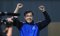 Hoàng Xuân Vinh tạo nên bước tiến lịch sử cho đoàn Thể thao Việt Nam tại Olympics. Ảnh: Getty Imgaes