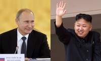 Tổng thống Nga Vladimir Putin (trái) và Chủ tịch Triều Tiên Kim Jong-un (phải). Ảnh minh họa: Getty Images