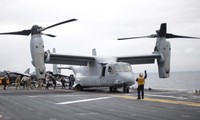Máy bay quân sự loại Osprey MV-22 của Mỹ. Ảnh: AAP