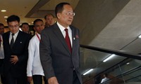 Ngoại trưởng Triều Tiên Ri Yong-ho tại Manila (Philippines). Ảnh: Reuters