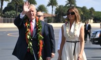 Tổng thống Trump thăm Hawaii trước khi công du châu Á