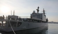 Tàu khu trục Nhật Bản tới Nga tập trận