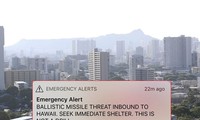 Người ở Hawaii nhận được báo động giả về một vụ tấn công tên lửa đạn đạo. Ảnh: AP
